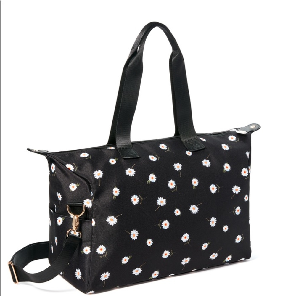 NWT Alice + Olivia Daisy Print Duffel Bag